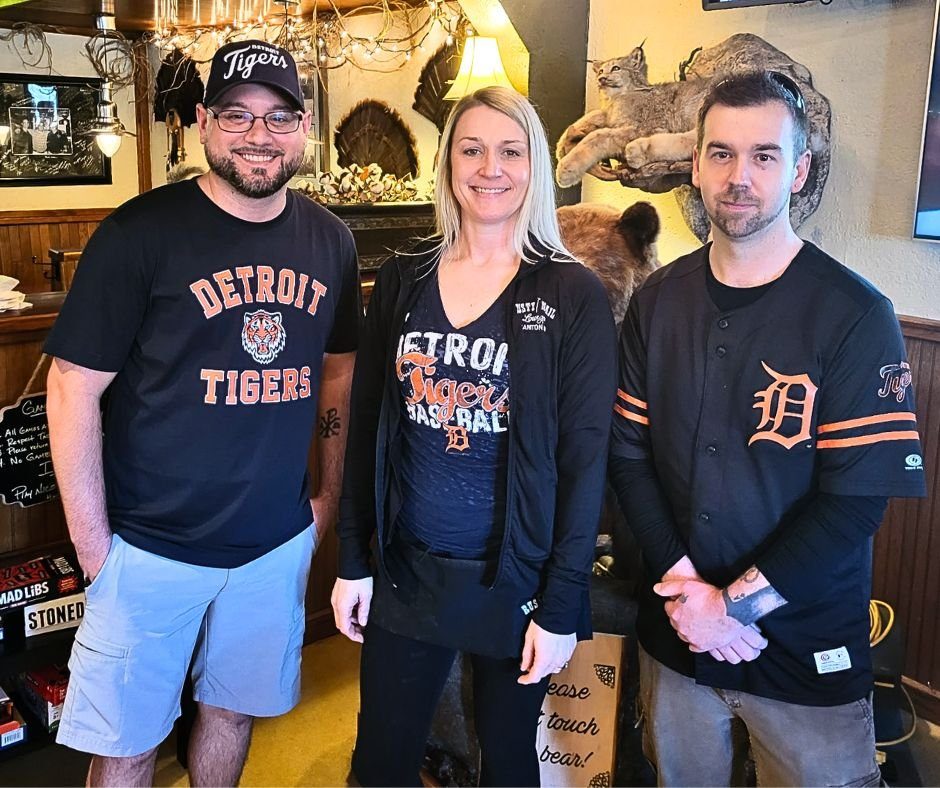 The crew on a Tigers game day